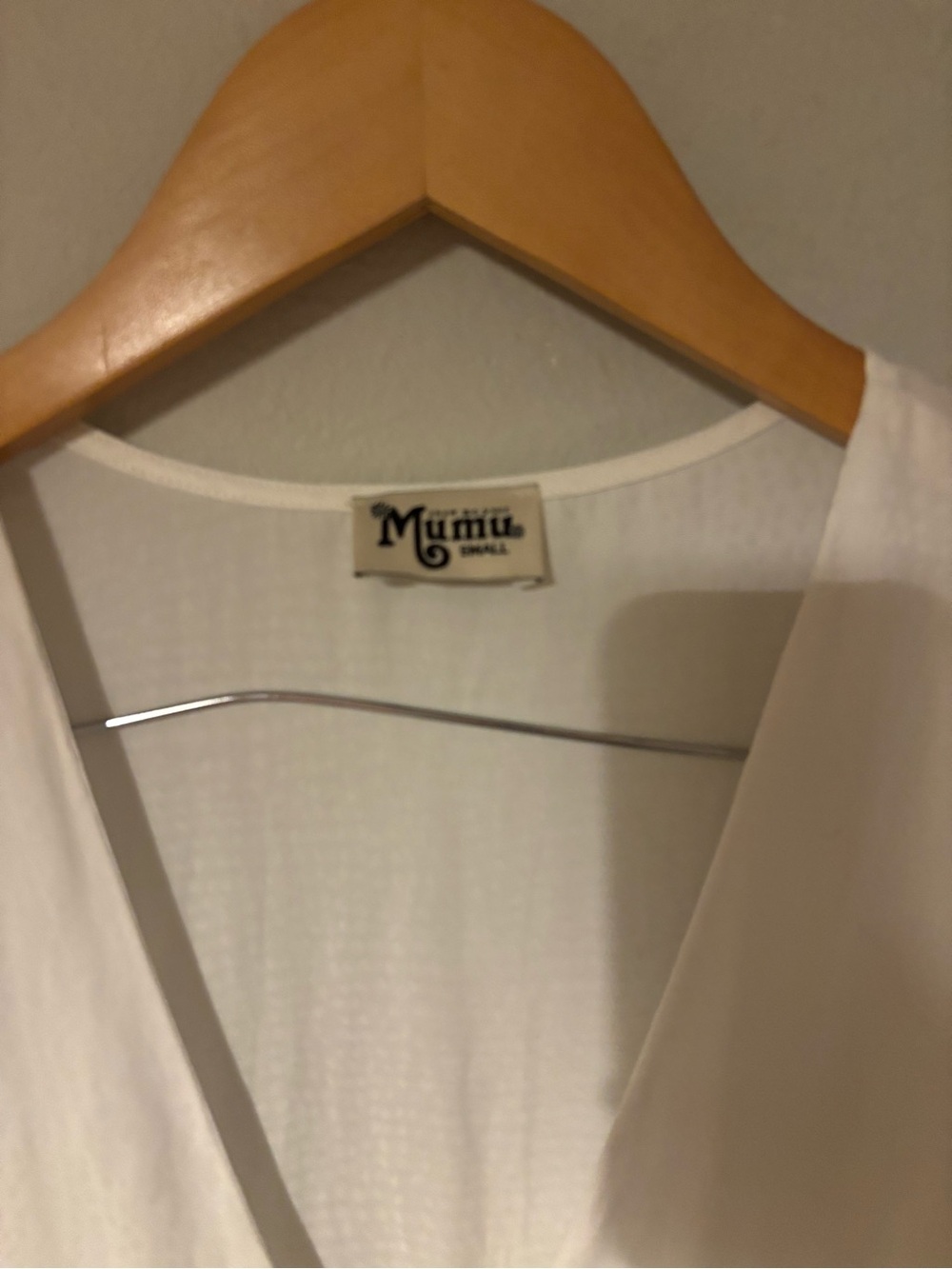 Show Me Your MuMu White V-Neck Mini Dress - Picture 4 of 6